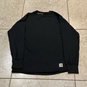 Carhartt  Force Thermal Sweater Men's:  Large-Tall  Black